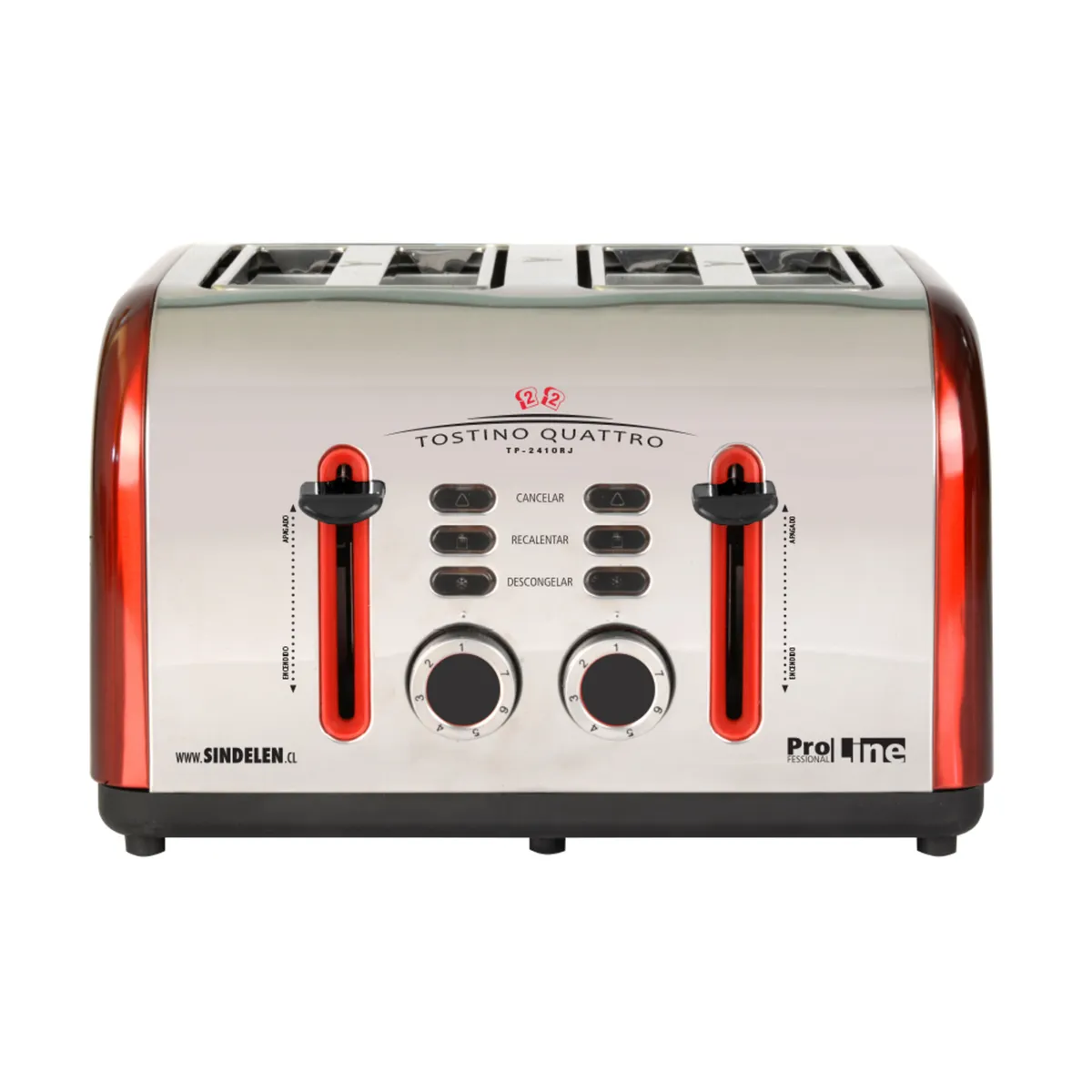 SINDELEN - Tostador De Pan  Sindelen   Tp-2410rj 4 Panes