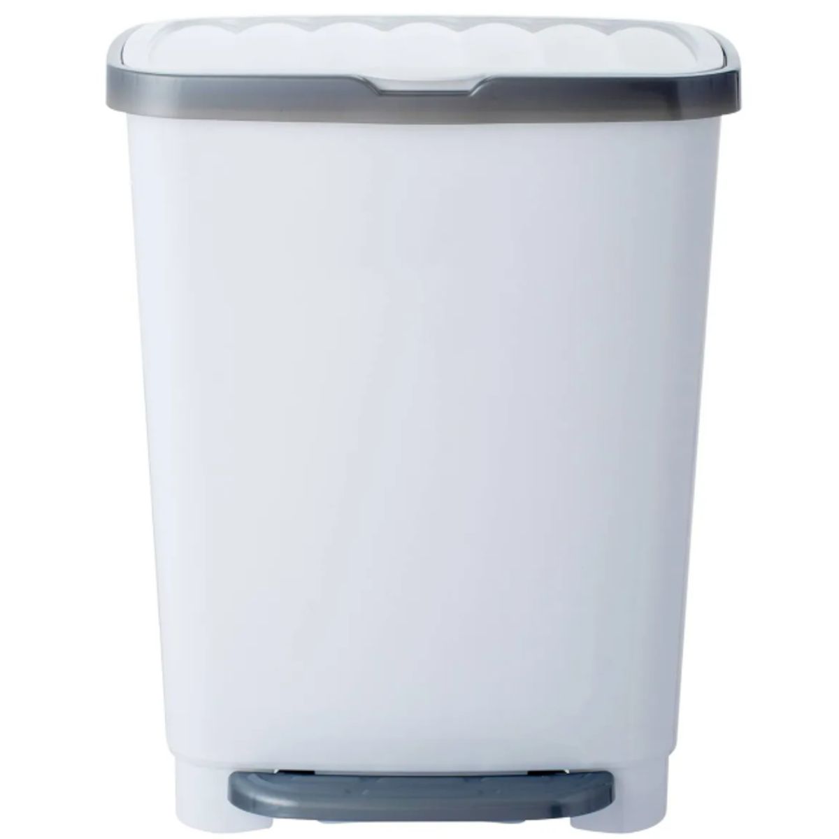 REYPLAST - Basurero De Pedal 25 Litros - Blanco