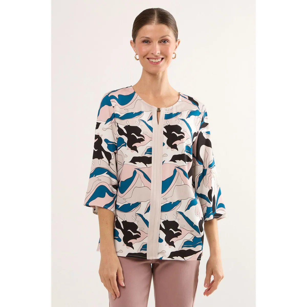 MA GRIFFE - Blusas Manga Larga Mujer Crudo Magriffe