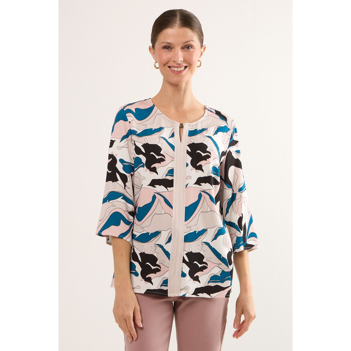 MA GRIFFE - Blusas Manga Larga Mujer Crudo Magriffe