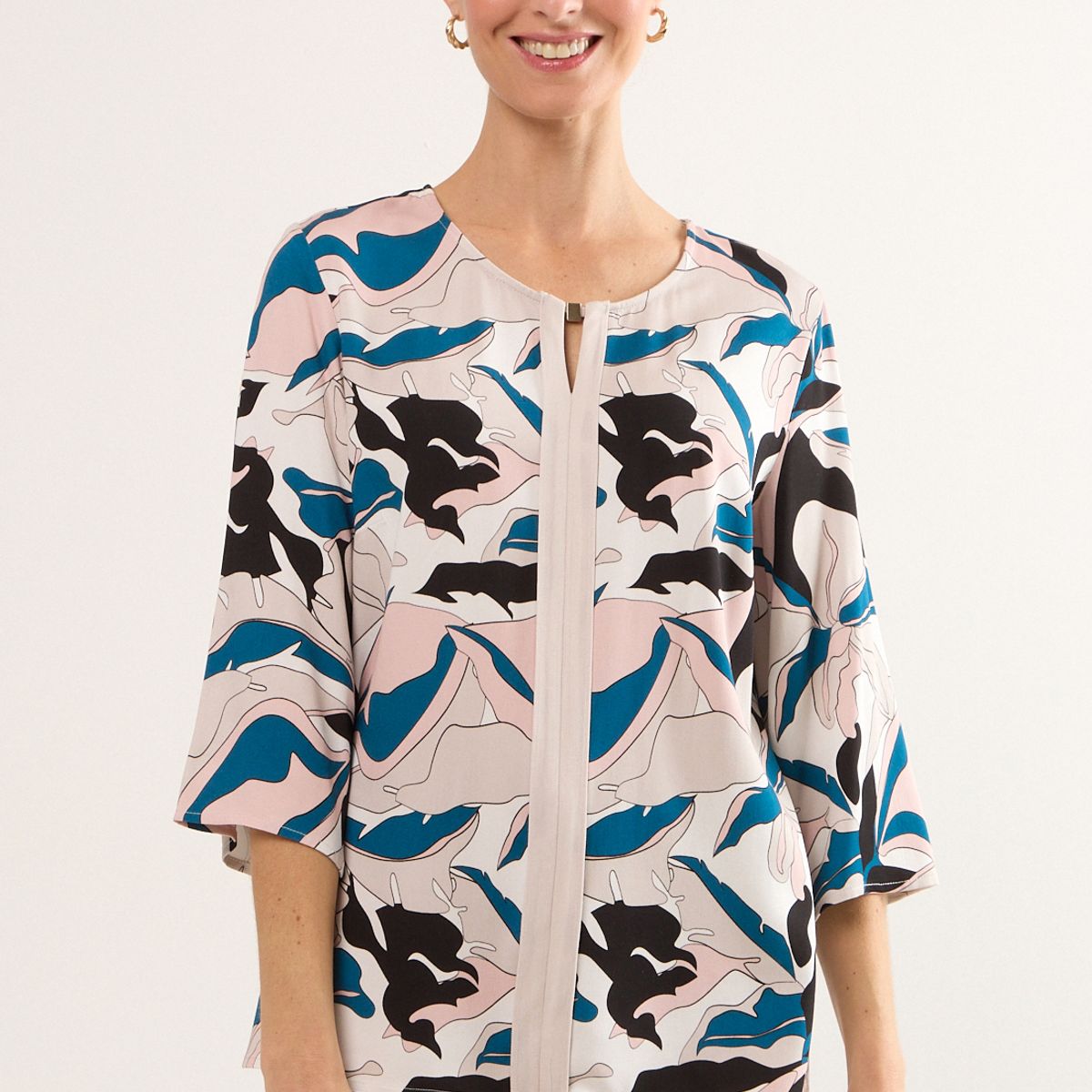 MA GRIFFE - Blusas Manga Larga Mujer Crudo Magriffe