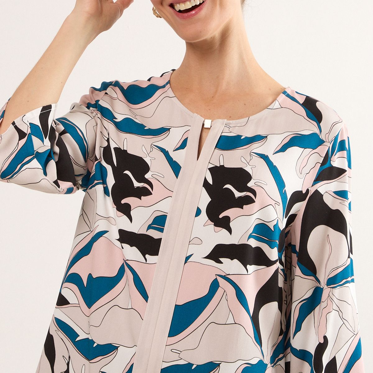 MA GRIFFE - Blusas Manga Larga Mujer Crudo Magriffe