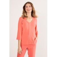 Polera Manga Larga Mujer Coral Magriffe