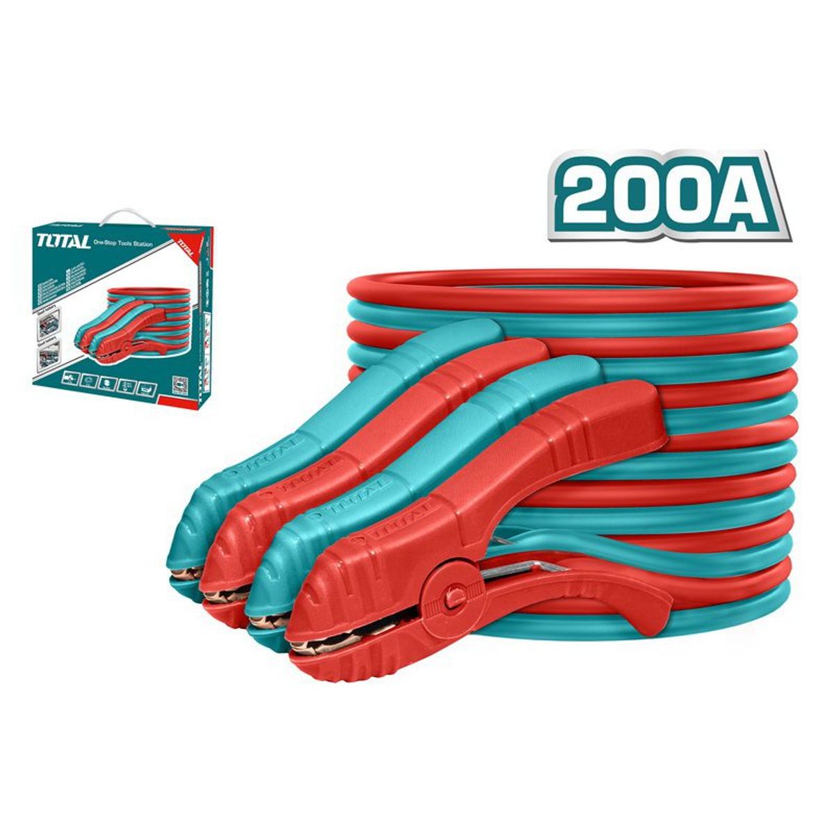 TOTAL TOOLS - Cable para Batería 200A 2.5 m Total