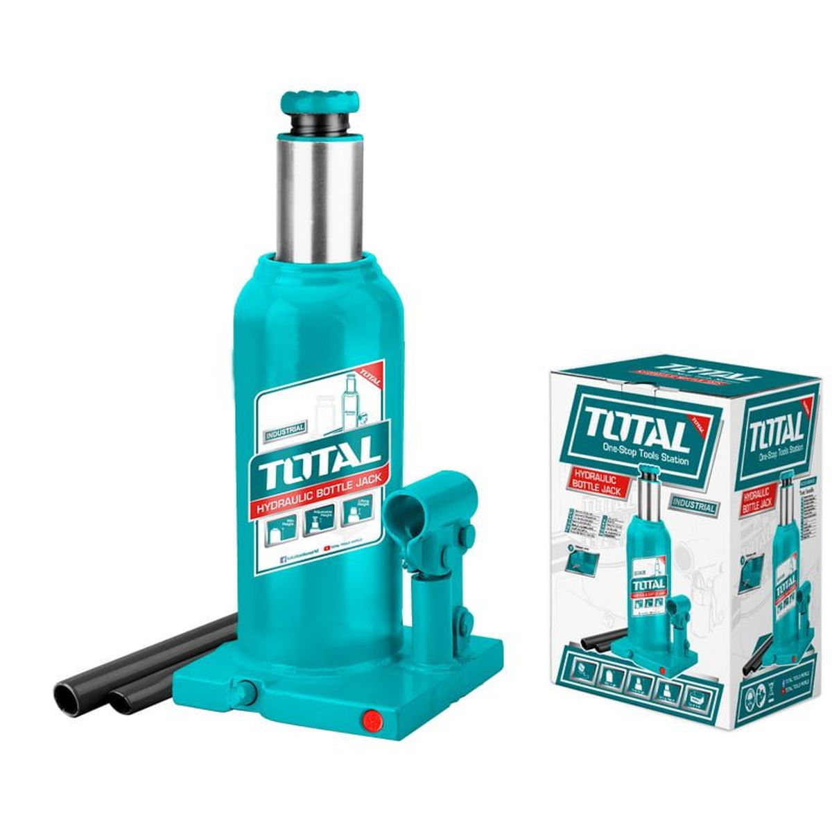 TOTAL TOOLS - Gata Botella 2 Toneladas Total