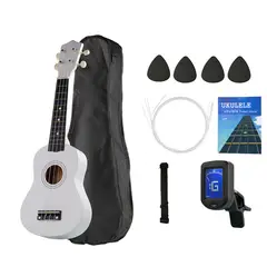GENERICO - Pack Ukelele 21soprano+funda+a+cuerdas Aquila BLANCO