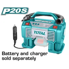 TOTAL TOOLS - Compresor Auto inalámbrico 20V 160 PSI Litio Ion Total