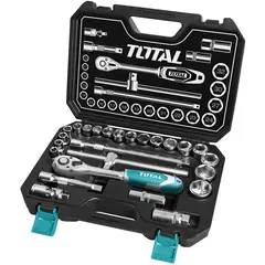 TOTAL TOOLS - Juego de Dados 1/2" 25 Piezas Total