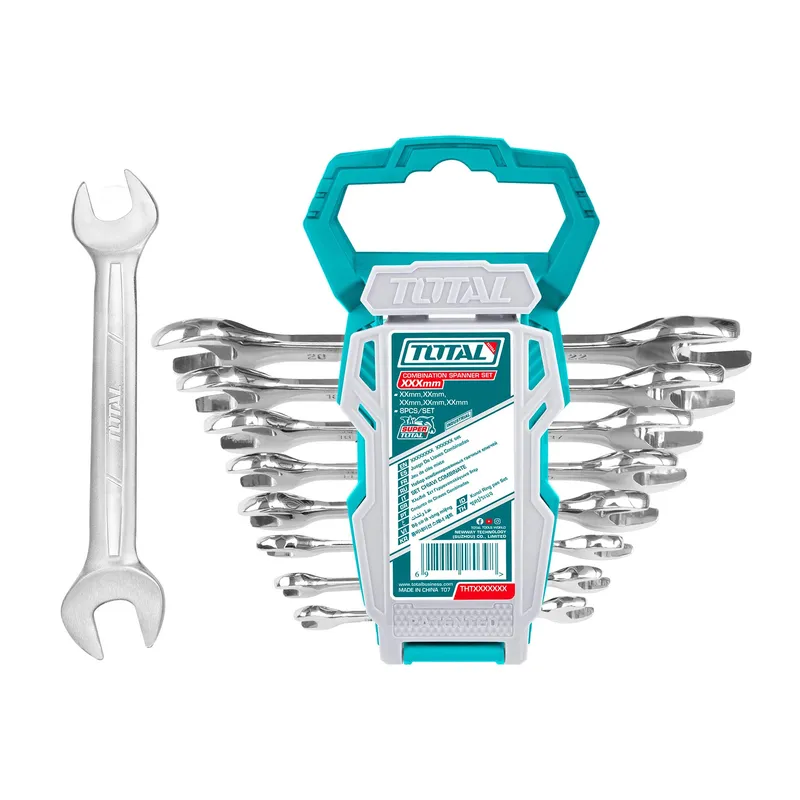 TOTAL TOOLS - Juego Llave Punta Corona 8 Piezas 6-22 mm Total