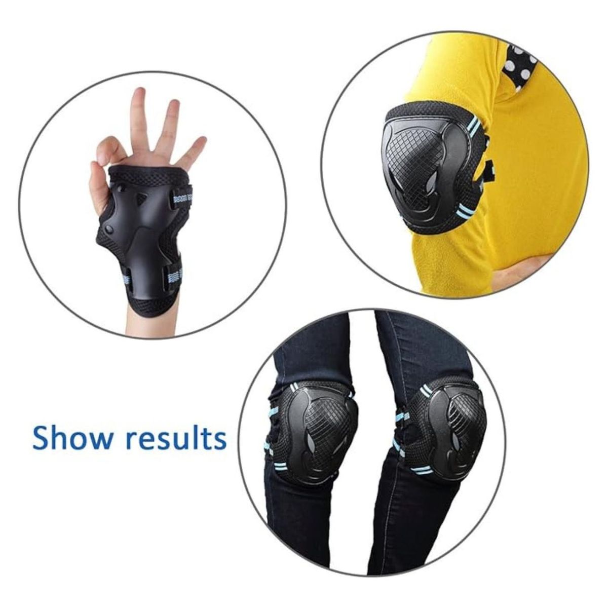 FOUR - Set de Protección Adulto - Rodilleras Coderas y Muñequeras