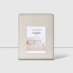 CANNON - Funda De Plumon Duvet 1.5 Plaza 200hilos 100% Algodón Beige