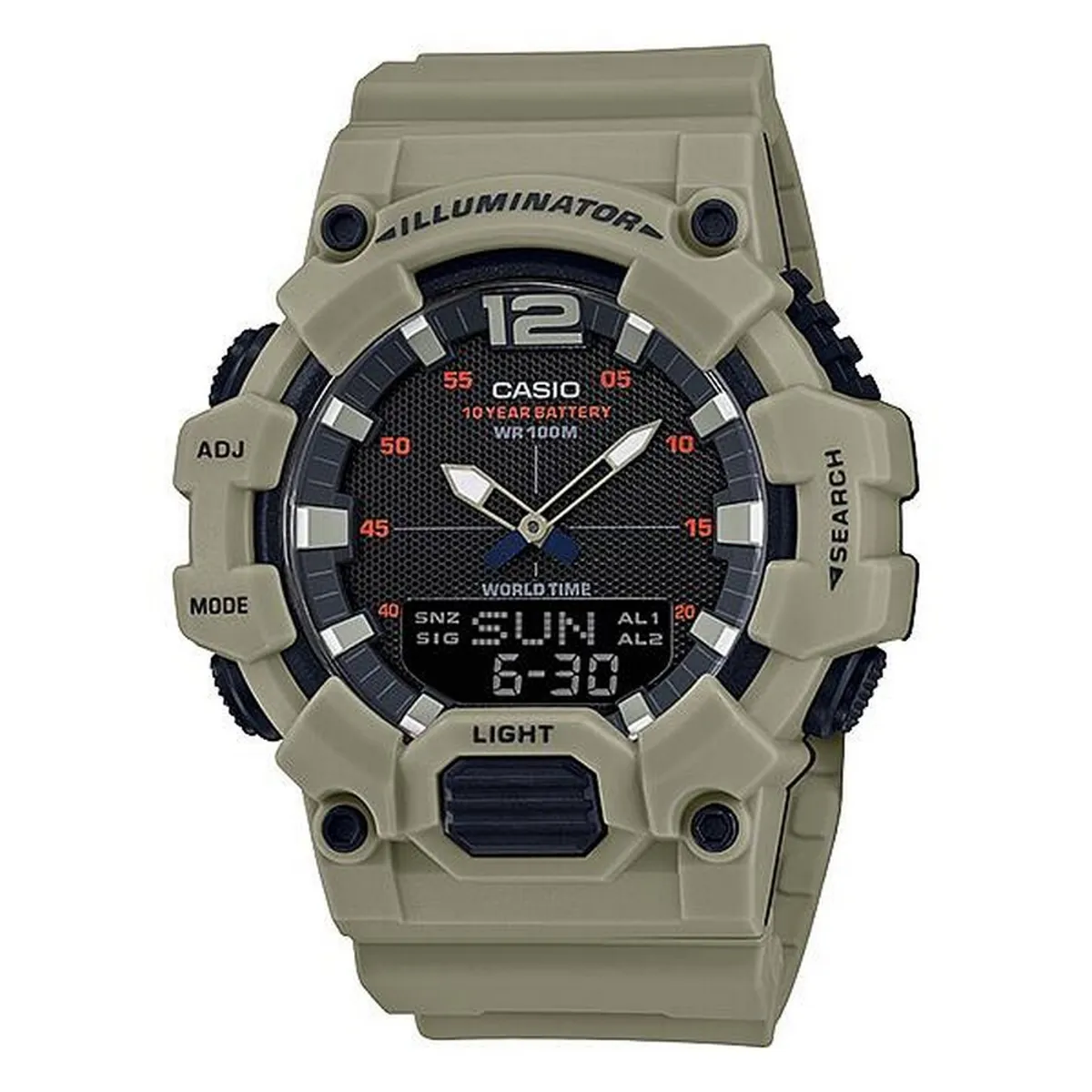 CASIO - RELOJ CASIO HDC700-3A3 HOMBRE DATABANK  ILUMINATOR