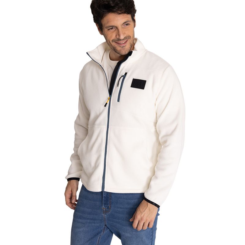 CAT - Polar Microfleece Full Zip Hombre Beige CAT