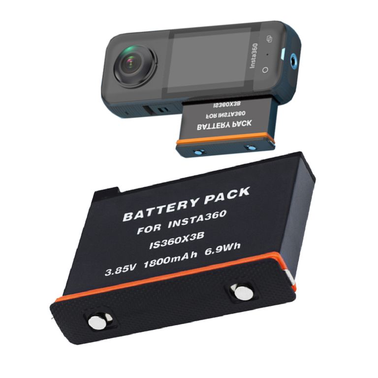 Bateria Recargable para Insta360 X3 de 1800mAh