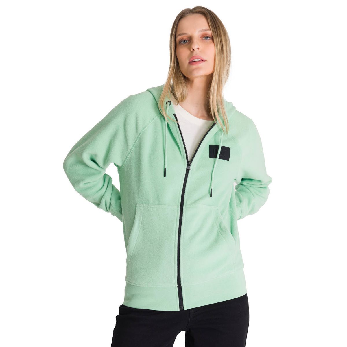 CAT - Polerón Hombre Microfleece Full Zip Verde CAT