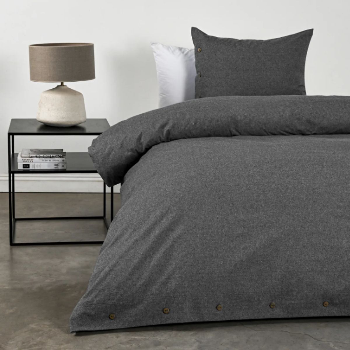 Funda De Plumon Duvet 1.5 Plaza Cannon 200hilos 100% Algodón Gray, marca CANNON - Foto Principal