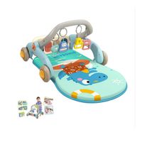 2 en 1 Andador-Caminador y Alfombra Gimnasio para Bebé