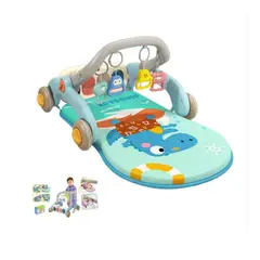 BABYLUNA - 2 en 1 Andador-Caminador y Alfombra Gimnasio para Bebé