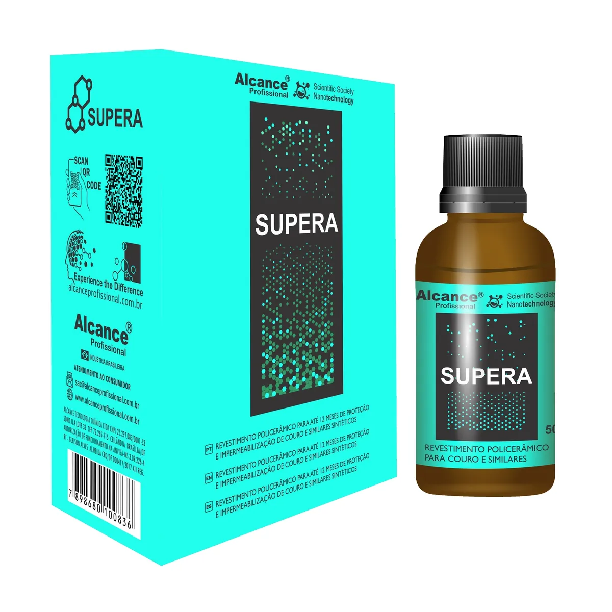 ALCANCE - SUPERA - Sellador Cerámico de Cueros  - 50ml