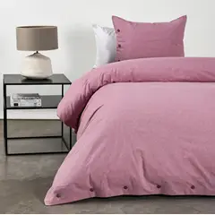 CANNON - Funda De Plumon Duvet 1.5 Plaza 200hilos 100% Algodón Lila
