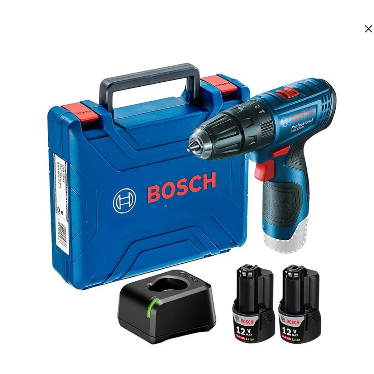 BOSCH - TALADRO PERCUTOR INALAMB 12V GSB120-2-LI