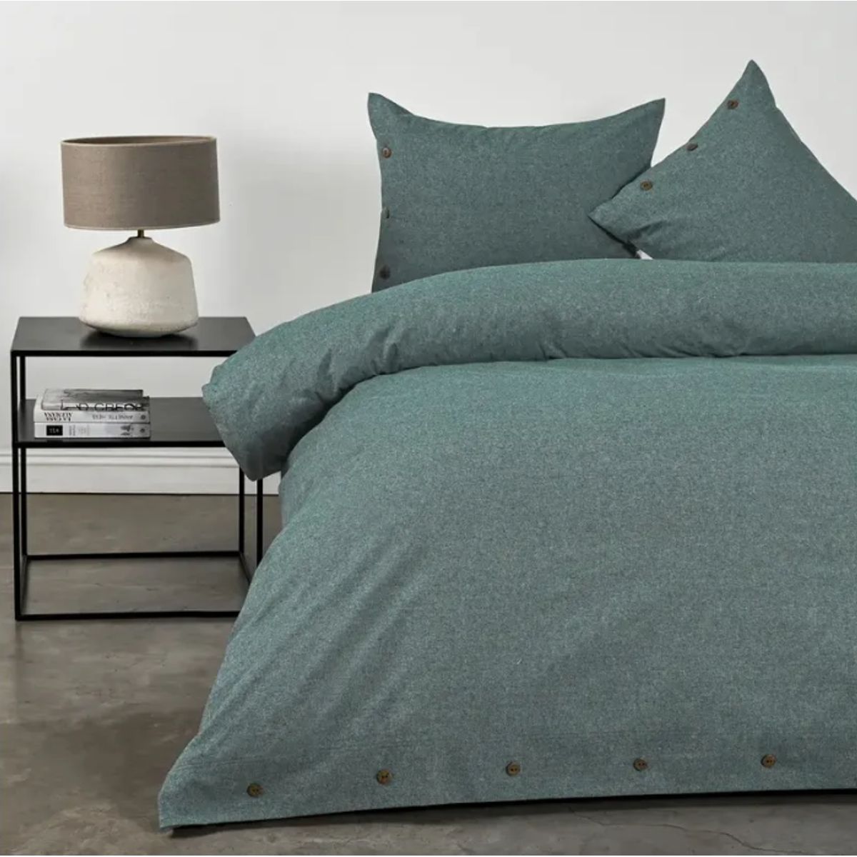 CANNON - Funda De Plumon Duvet 1.5 Plaza Cannon 200hilos 100% Algodón GREEN