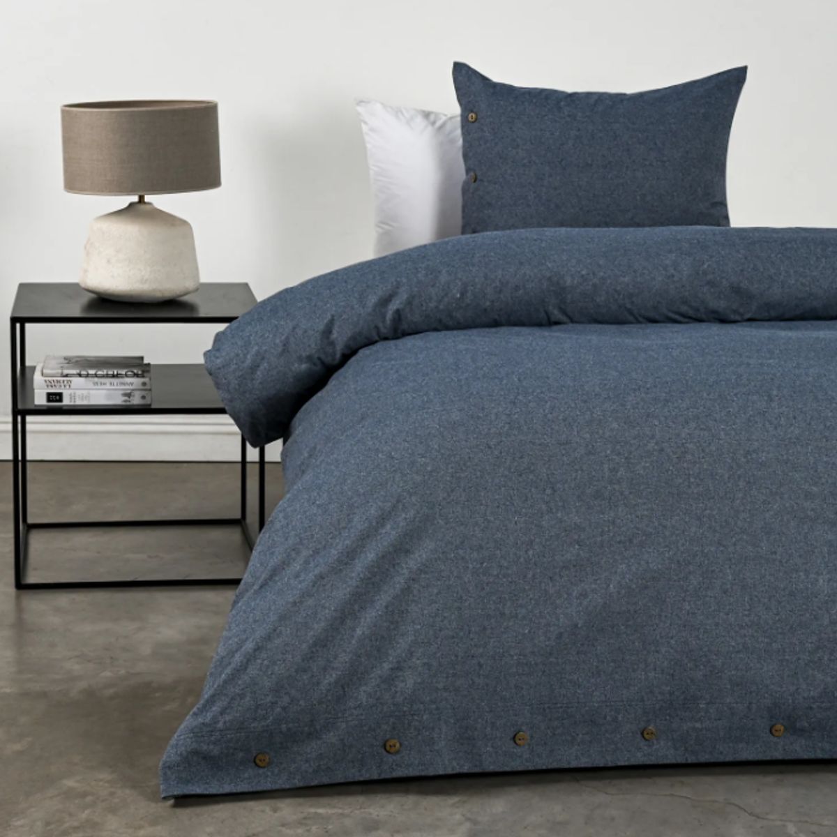 CANNON - Funda De Plumon Duvet 1.5 Plaza Cannon 200hilos 100% Algodón Blue
