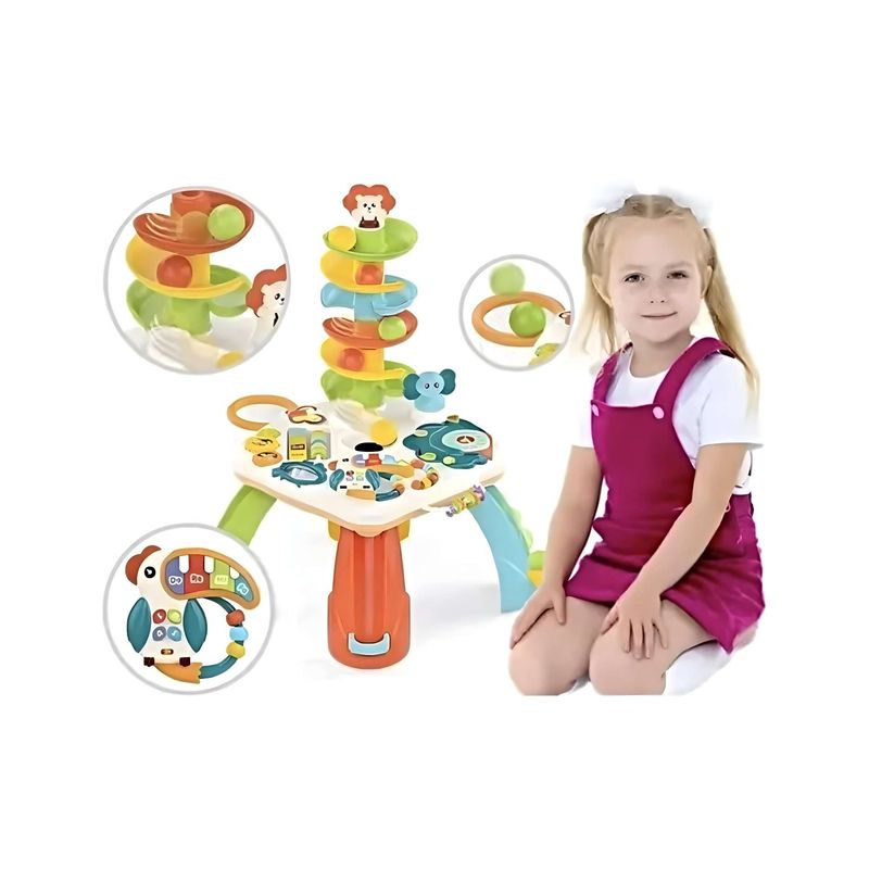 GENERICO - Mesa Didáctica Pelotitas Pista Multisensorial Juegos Bebés
