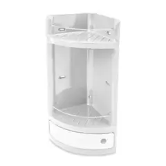 REYPLAST - Esquinero Organizador De Ducha Baño Rey Plast