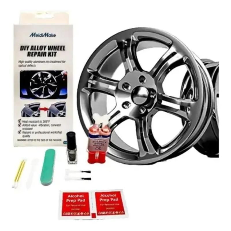 GENERICO - Kit Restauración De Llantas Repara Rayones De Rines Auto