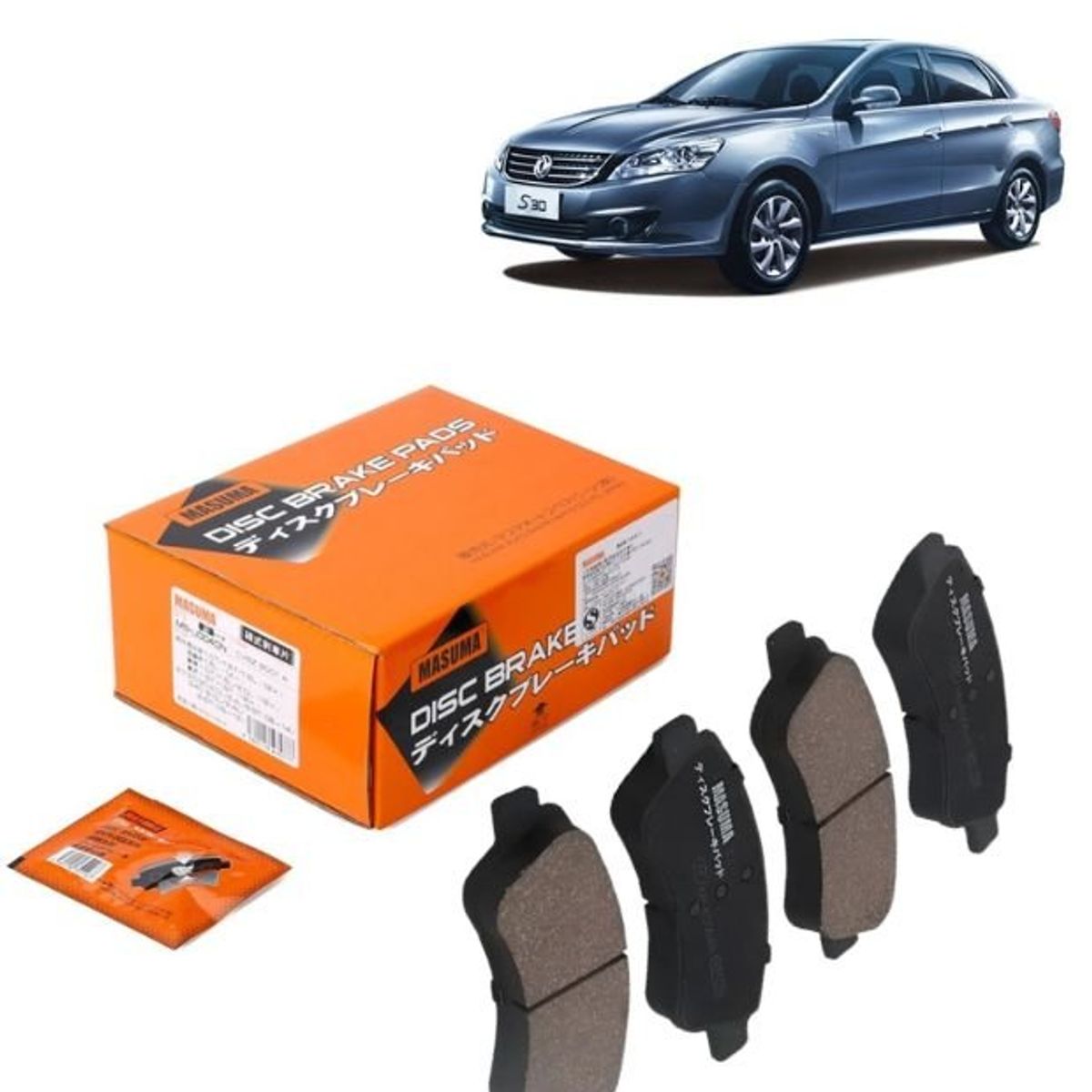 GENERICO - Pastillas de Freno Masuma Delanteras Para Dongfeng S30 2012-2015 MS-E0064