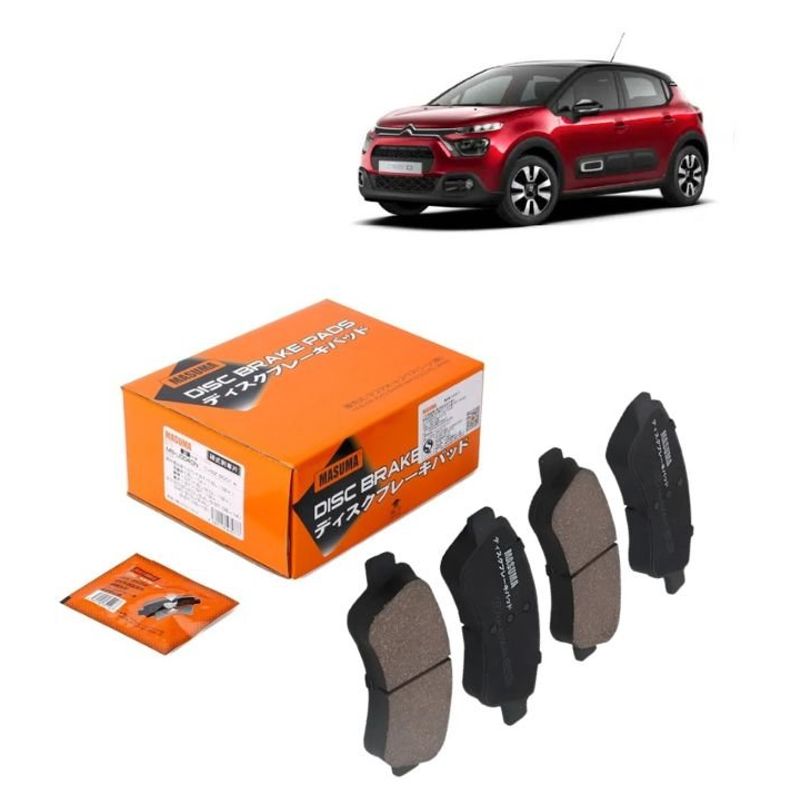GENERICO - Pastillas de Freno Masuma Delanteras Para Citroen C3 C4 16 MS-E0064