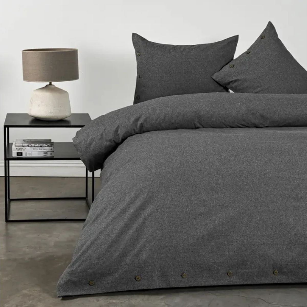 CANNON - Funda De Plumon Duvet 2 Plaza Cannon 200hilos 100% Algodón Gray