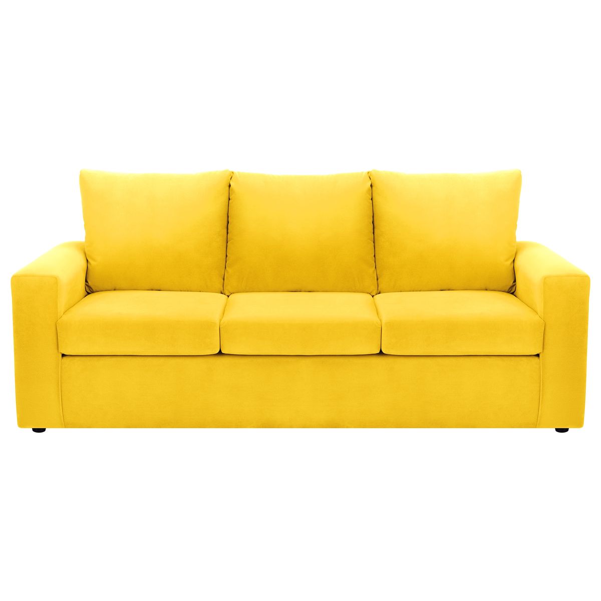 BODEVIR - Sofa Kendy 3CG Felpa 30 Amarillo