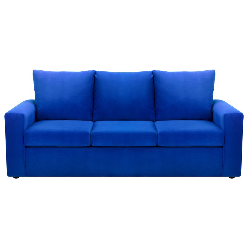BODEVIR - Sofa Kendy 3CG Felpa 30 Azul Rey