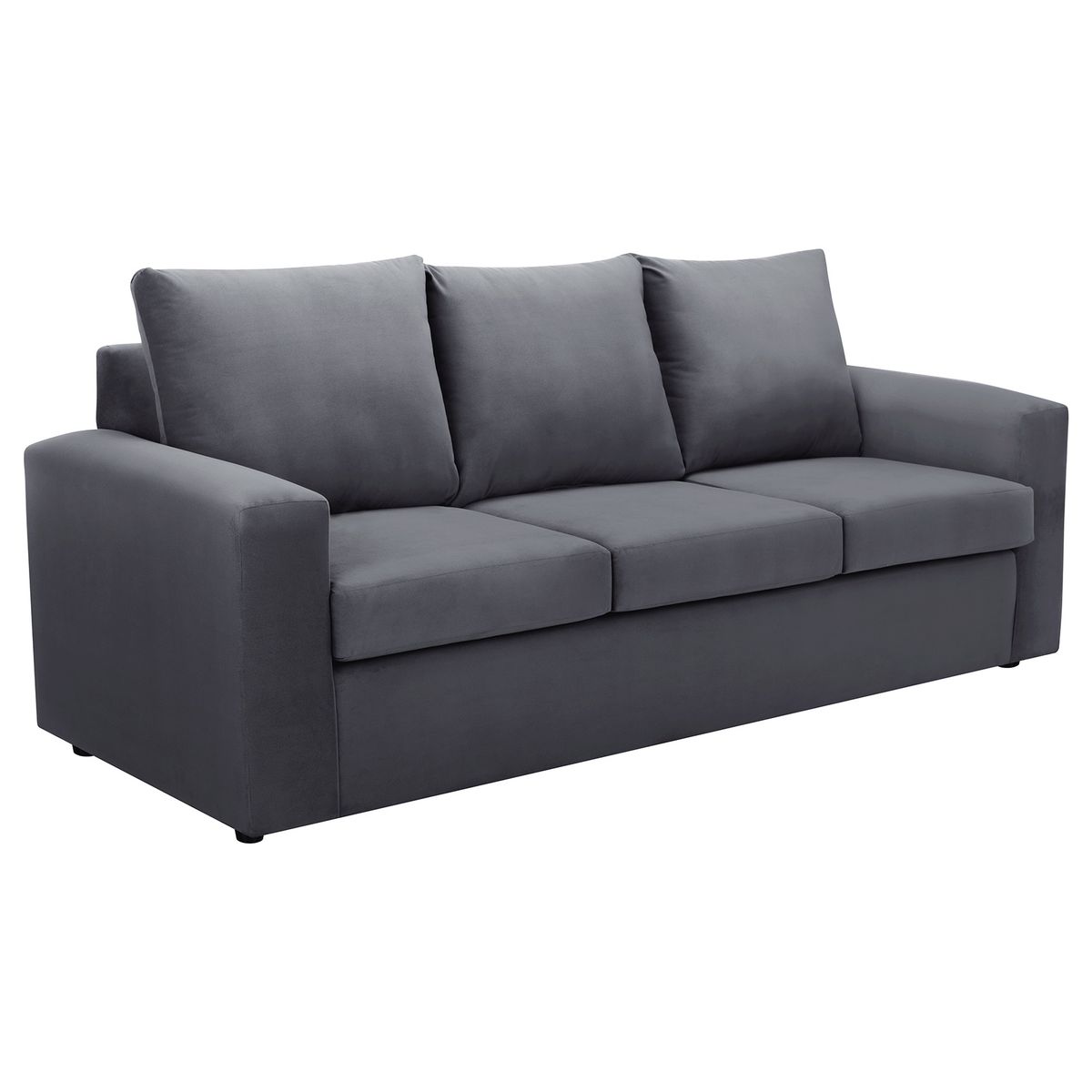BODEVIR - Sofa Kendy 3CG Felpa 30 Gris