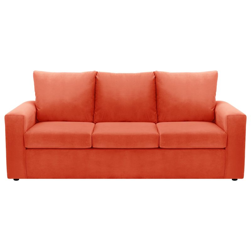 BODEVIR - Sofa Kendy 3CG Felpa 30 Naranja