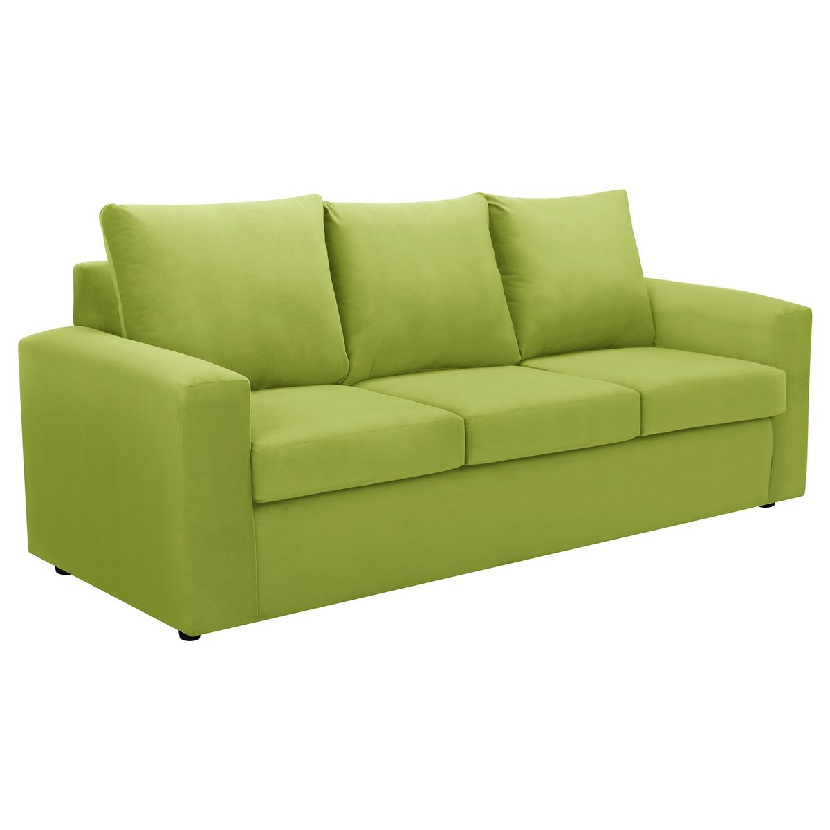 BODEVIR - Sofa Kendy 3CG Felpa 30 Pistacho