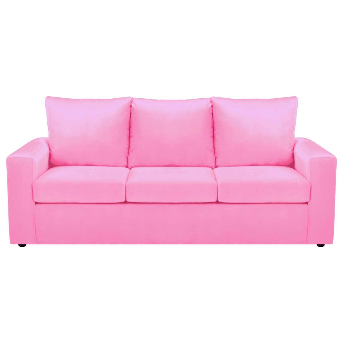 BODEVIR - Sofa Kendy 3CG Felpa 30 Rosado