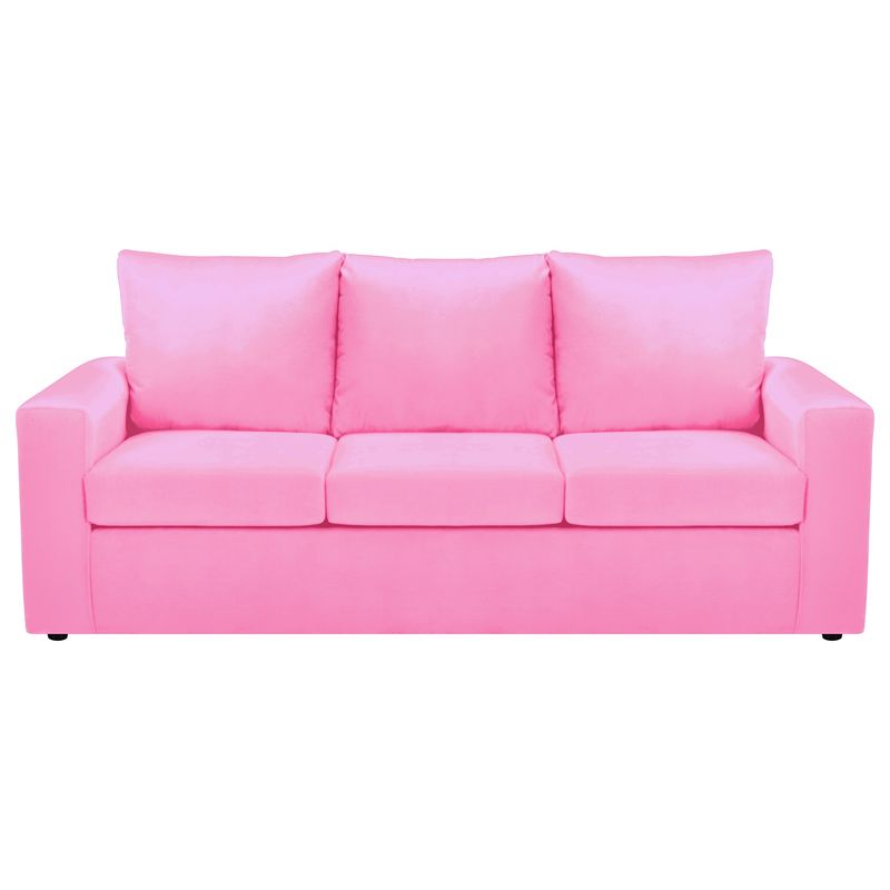 BODEVIR - Sofa Kendy 3CG Felpa 30 Rosado