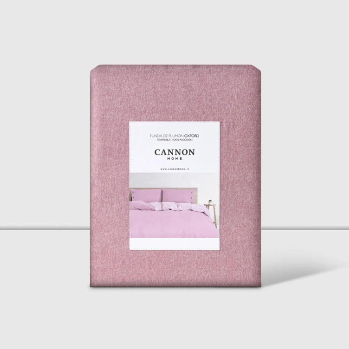CANNON - Funda De Plumon Duvet 2 Plaza Cannon 200hilos 100% Algodón Lilac