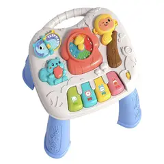 GENERICO - Mesa Multisensorial Juegos Bebés con Luz Y Sonido AZUL