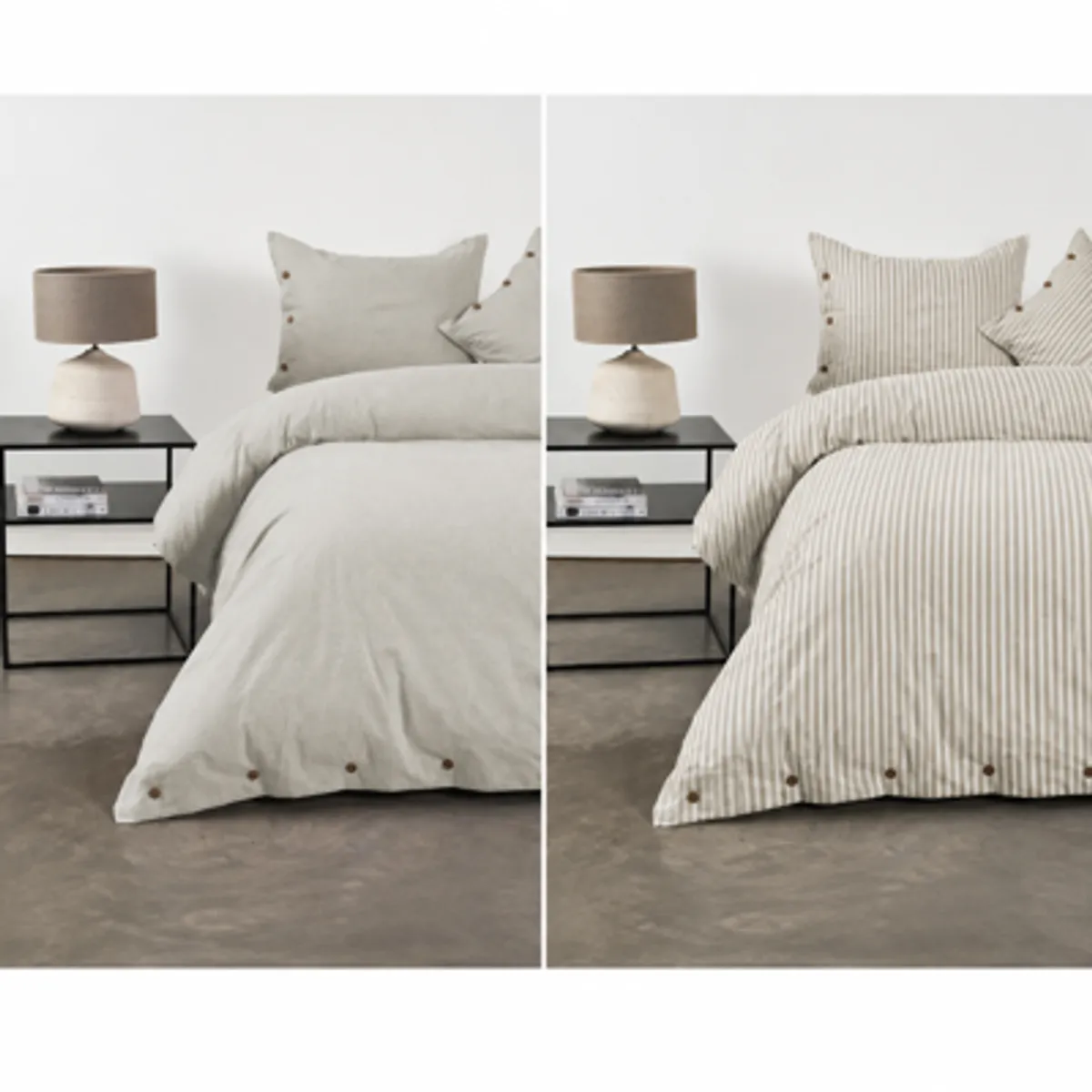 CANNON - Funda De Plumon Duvet king Cannon 200hilos 100% Algodón Beige