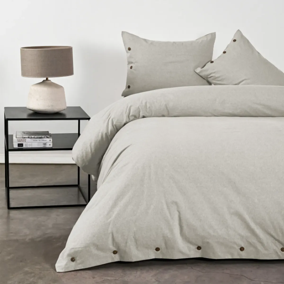 CANNON - Funda De Plumon Duvet king Cannon 200hilos 100% Algodón Beige