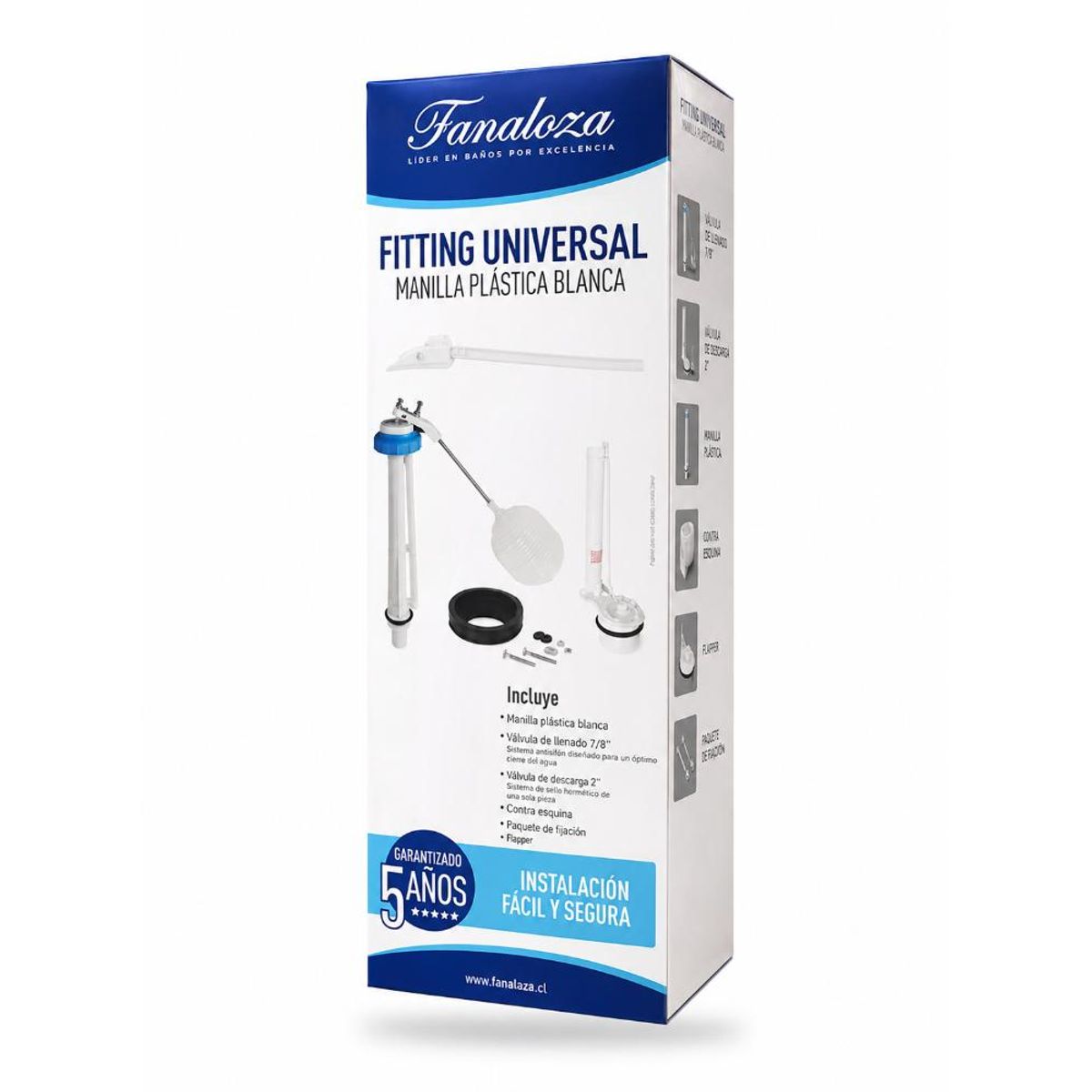 FANALOZA - Fitting Universal Manilla Metalica Fanaloza Garantia 5años