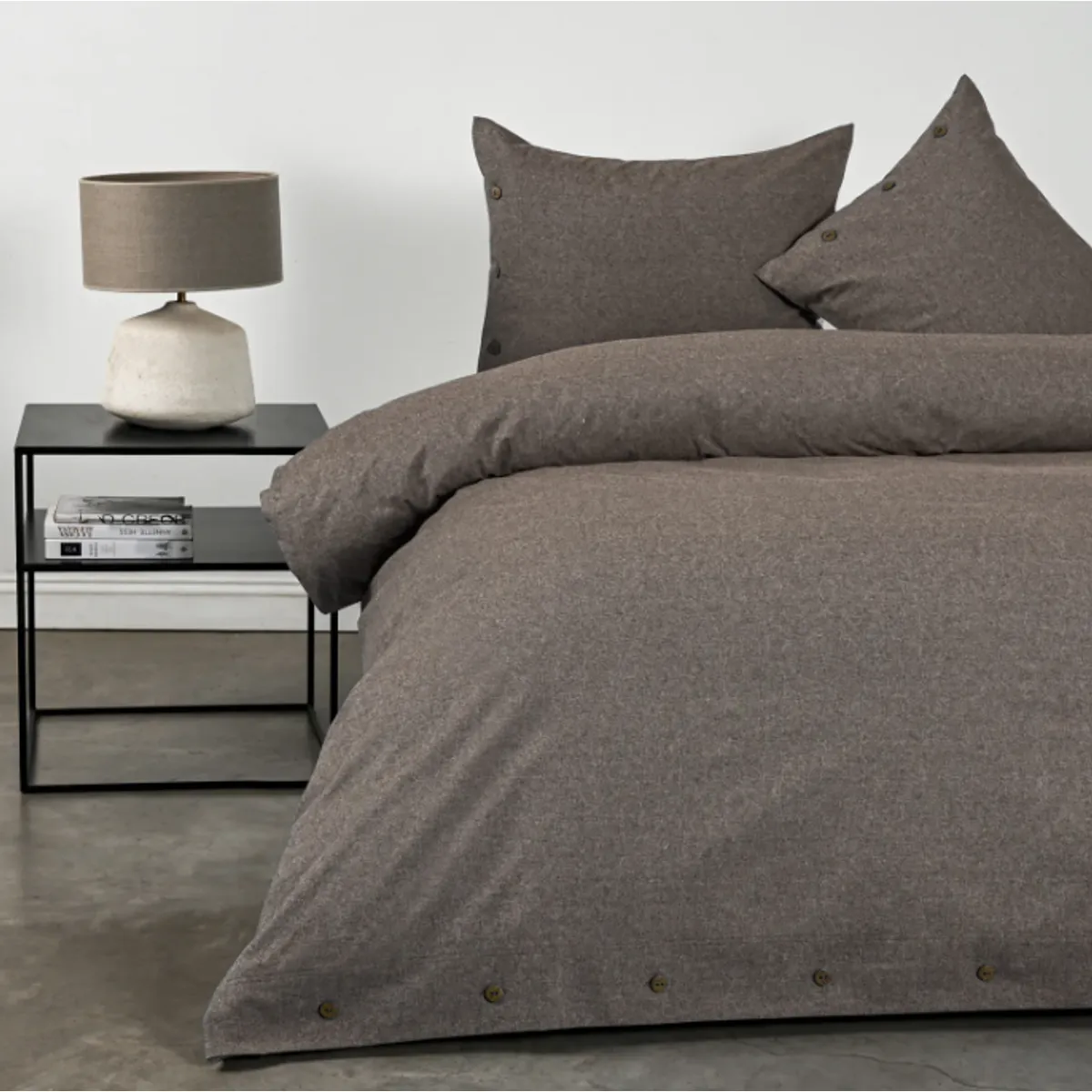 CANNON - Funda De Plumon Duvet king Cannon 200hilos 100% Algodón TABAC
