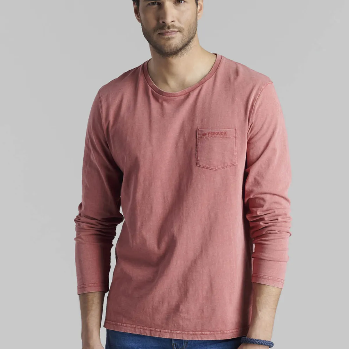 FEROUCH - Polera Fresno Naranjo Ferouch