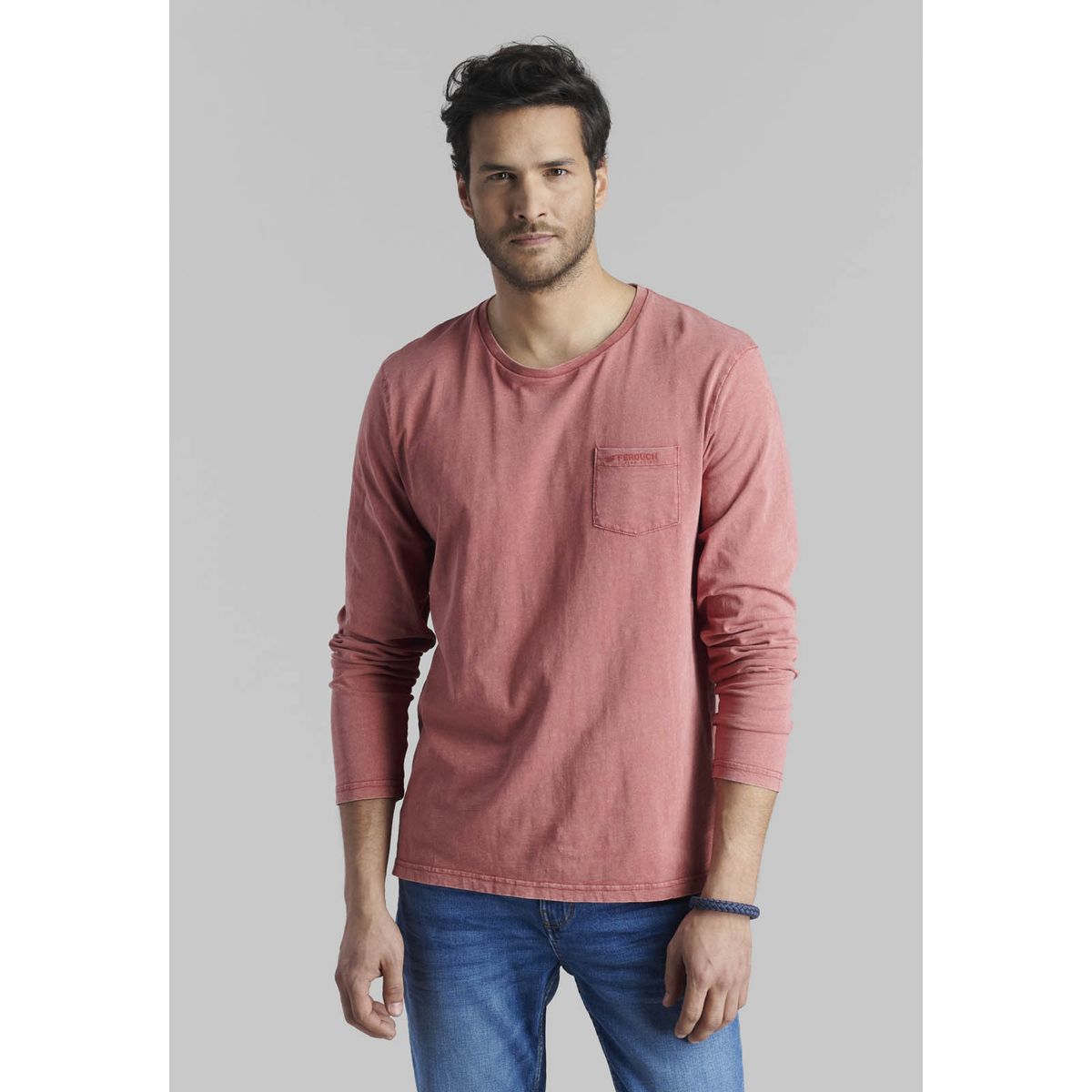 FEROUCH - Polera Fresno Naranjo Ferouch