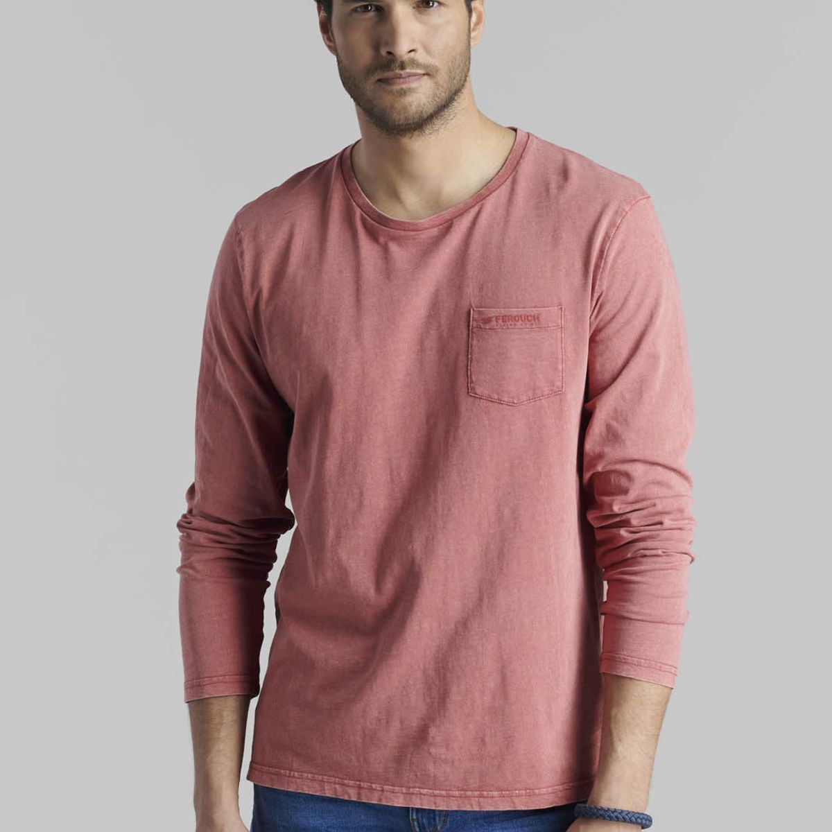 FEROUCH - Polera Fresno Naranjo Ferouch