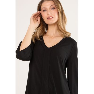 Imagen 2 del producto Polera Manga Larga Mujer Negro Magriffe